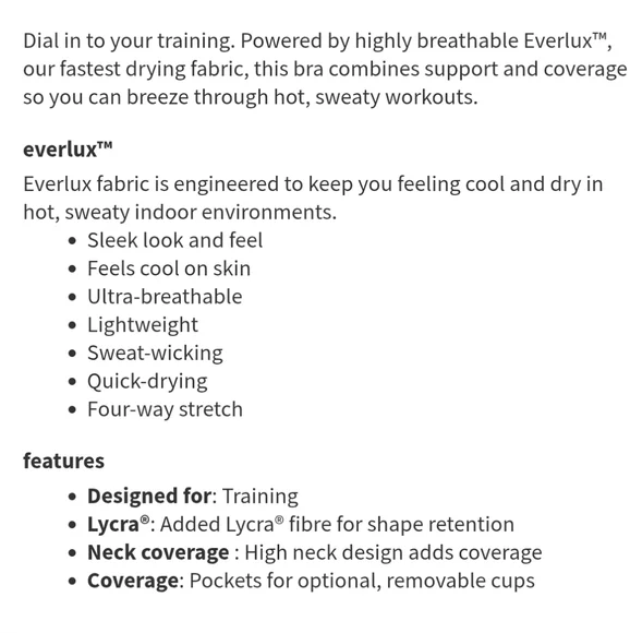 Lululemon Wunder Train Longline Bra *Medium Support, C/D Cup Black SIZE 4 - Picture 2 of 7